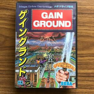  free shipping Mega Drive soft ge England MD GAIN GROUND Sega box equipped owner manual equipped 