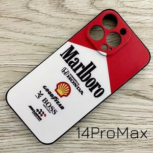 マールボロ マクラーレン ホンダ iPhone 14 Pro Max ケース F1 McLaren Honda マルボロ アイルトン・セナ スマホ