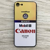 キヤノン ウィリアムズ ルノー iPhone 8 / 7 / SE ケース F1 Williams FW14 キャノン マンセル パトレーゼ セナ スマホ_画像4