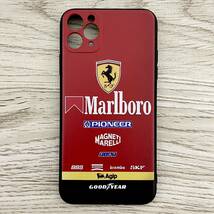 マールボロ フェラーリ iPhone 11 Pro Max ケース F1 Ferrari マルボロ プロスト アレジ シューマッハ スマホ_画像4