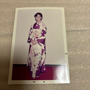 □松田聖子 着物姿 生写真 E判サイズ