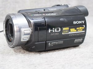 SONY HDR-SR8 デジタルビデオカメラ バッテリー無 動作品 B50128