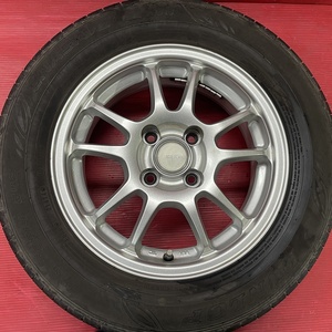 タイヤホイール4本 175/70R14 14×5.5J 45 100-4H ダンロップ エナセーブ ブリヂストン エコフォルム アクア ヤリス ウイングロード(12) 他