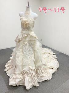 【送料無料】堀ドレス⑥ ウェディングドレス 白　　オフホワイト 9号〜13号 結婚式 挙式 チャペル 衣装 撮影 記念写真 ドレス (231109)