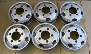 スチールホイール TFAC TFAB 16×5.5K 5穴両面塗り直し6本セット日野 デュトロ トヨタ ダイナ トヨエース 