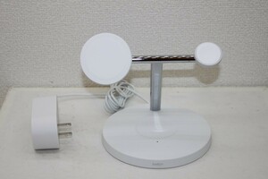 MagSafe公式認証 磁気 ワイヤレス 充電器 Belkin WIZ017 BOOST CHARGE PRO 3-in-1 Wireless Charging Stand With MagSafe ベルキン