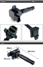 イグニッションコイル メルセデス・ベンツ Cクラス W203/W204 C180/C200/C230 2000年～2014年 AP-4T725_画像2