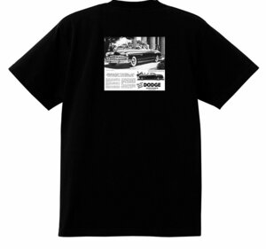 アドバタイジング ダッジ 1907 黒 Ｔシャツ 1951 1950 1949 コロネット ウェイフェア アメ車 ロカビリー アドバタイズメント