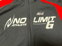 未使用 ニシ製 nishi ジャージ トップス 希少な黒赤 no limit athlete-G スターティ サイズL ノーリミット アスリート_画像2