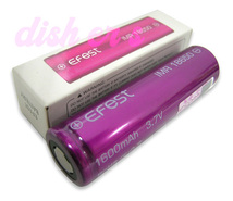 Efest IMR 18650 LI-MN 16A 1600mAh 充電池 2本 VAPE 充電式 バッテリー _画像2