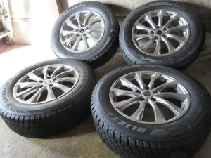 冬用+ブリヂストン製set!! BALMINUM (GM) (17x7+45 5H/114,3) (BLIZZAK DM-V2) 225/65R17 エクストレイル アウトバック RAV4 ハリアー 他も