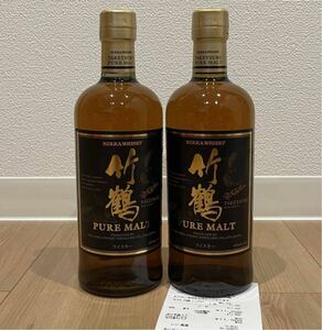 ☆終売 未開封 旧ラベル NIKKA whisky 竹鶴 ピュアモルト 700ml ニッカ ウイスキー ノンエイジ 山崎 響 12年 18年 21年 17年 白州 旧ボトル