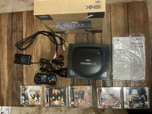 NEO・GEO CDZ 本体(ほぼ新品)＋ソフト5本セット　コレクター引退