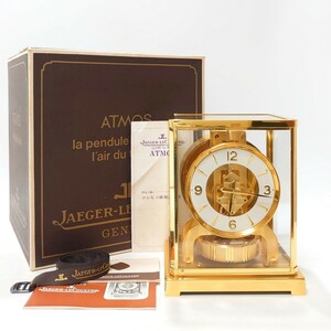 極美品 希少 正規品 ジャガールクルト アトモス 置時計 空気時計 JAEGER-LECOULTRE ATMOS SWISS MADE CAL526-5 5800 CLASSIC V 箱 取説付属