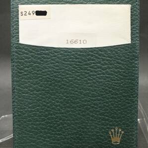 〇Sシリアル 1994年 16610 サブマリーナデイト 国際保証書 ギャランティ SUBMARINER DATE ROLEX ロレックス GARANTIEの画像2