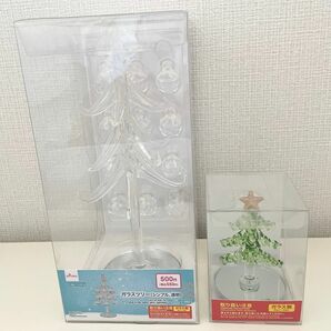 DAISO ダイソー ガラスツリー ミニツリー クリスマス オーナメント クリア クリスマスツリー もみの木 可愛い おしゃれ