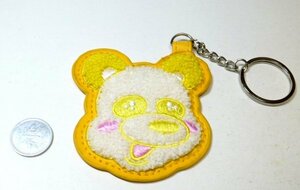 (16Hh) day height light ..~ Panda embroidery key holder ( yellow ) [AAA DOME TOUR 2017 -WAY OF GLORY-]