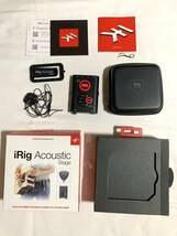 （中古） iRig Acoustic Stage アコースティック・ギター用マイク&プリアンプ・システム IK MULTIMEDIA _画像1