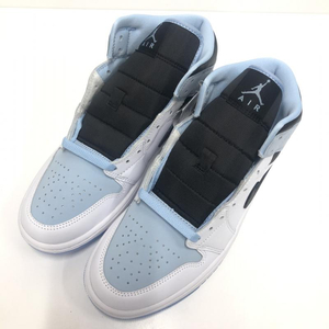 【中古】NIKE AIR JORDAN１Mid Ice Blue Nubuck　26cm　DV1308-101[240066118002]