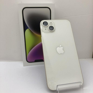 【中古】【SIMフリー】○iPhone 14 Plus 256GB(スターライト)[240066121781]