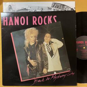 11H UK盤 マト盤 ハノイ・ロックス Hanoi Rocks / Back To Mystery City LICLP1 LP レコード アナログ盤