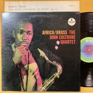 11H ジャズ 見開き ジョン・コルトレーン The John Coltrane Quartet / アフリカ/ブラス Africa/Brass YS-8501-AI LP レコード アナログ盤