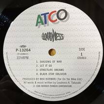 SALE 11H 美盤 帯付き MSTERDISK刻印 ラウドネス Loudness / シャドウズ・オブ・ウォー Shadows Of War P-13264 LP レコード アナログ盤_画像2