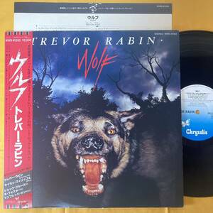 2311J 帯付き 80年 国内初版 Trevor Rabin トレバー・ラビン / Wolf ウルフ WWS-81393 LP レコード アナログ盤