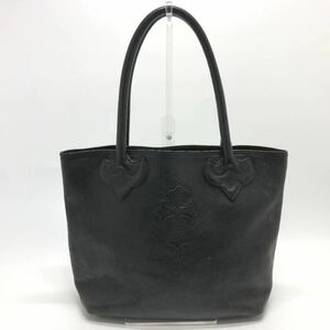 CHROME HEARTS FSトートバッグ クロムハーツ カバン バッグ 中古 CH レザー 黒 ブラック 革