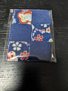 つまみ細工カット布宝来華(紺)