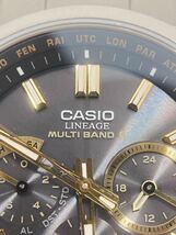 CASIO LINEAGE カシオ クロノグラフ リニエージ wave ceptor ウェーブセプター 腕時計 電波時計 マルチバンド6 MULCHBAND チタニウム_画像3