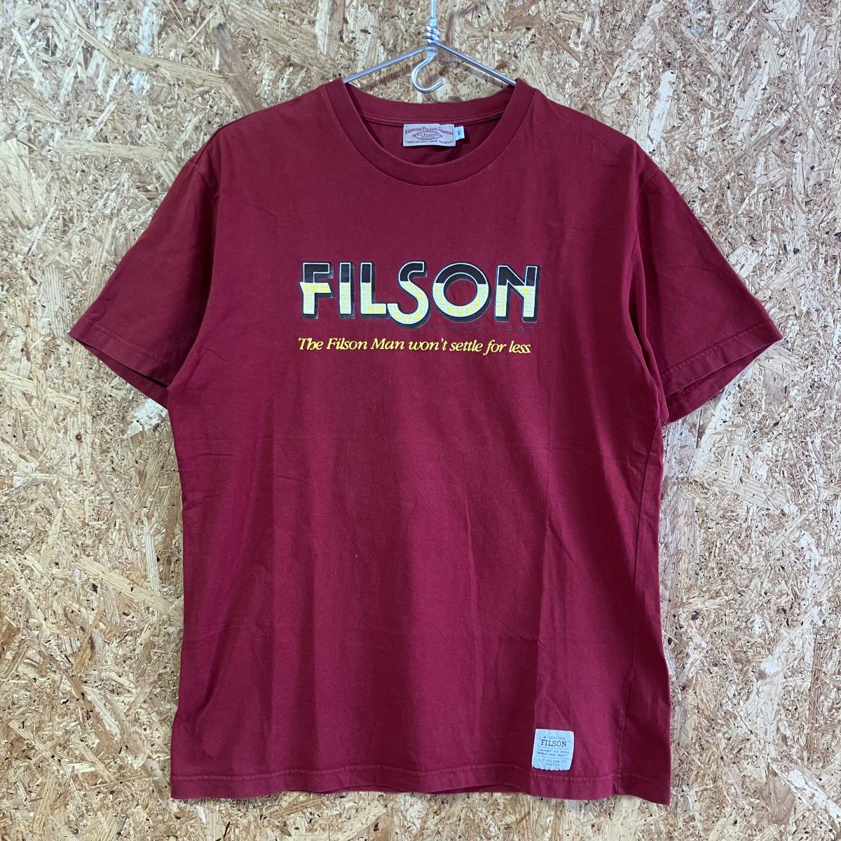 今ならほぼ即納！ Tシャツ 半袖 ITALY IN MADE FILSON M 旧タグ フィルソン 男性用