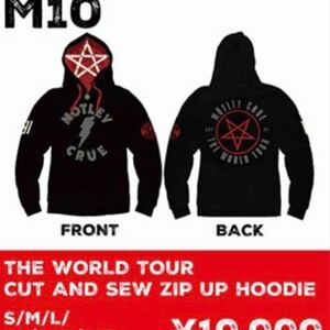 モトリー・クルー ★ デフ・レパード ★2023年来日公演グッズ★motley crue★ Def Leppard★パーカー★ZIP UP HOODIE 