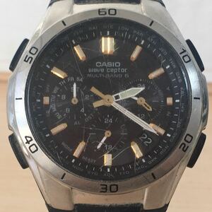 稼働品 CASIO Wave ceptor カシオ ウェーブセプター マルチバンド6 WVQ-M410 電波ソーラー メンズ腕時計