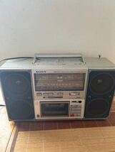 通電確認済み SONY ソニー CFS-F40 ラジオ カセットテープレコーダー_画像1