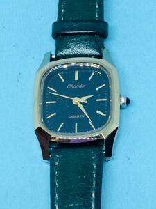 (A54)硬質ケース(*'▽')オリエント・Chandor（電池交換済み）ゴールド・レディス腕時計USED（送料全国一律185円)素敵な時計です。