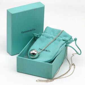 希少 良品 ティファニー ハードウェア ボール ペンダント ネックレス シルバー925 19ｍｍ Tiffany&Co.