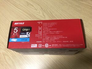 BUFFALO Giga対応 電源内蔵 5ポートLSW6-GT-5NS/WH ホワイト スイッチングハブ マグネット壁掛け設置対応