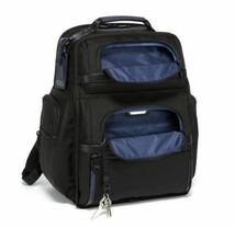 【新品未使用】1円～TUMI トゥミ　定価105600- アルファ3 ブラック＆ブルー　リュックサック　バックパック_画像3