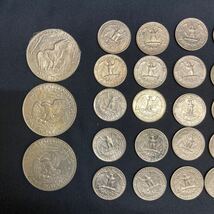 アメリカ　硬貨 銀貨 コイン 　ONE DIME　FIVE　CENTS　QUATER　DOLLAR　現状品　合計52枚_画像7