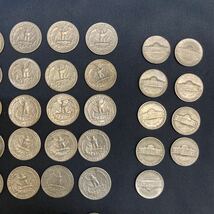 アメリカ　硬貨 銀貨 コイン 　ONE DIME　FIVE　CENTS　QUATER　DOLLAR　現状品　合計52枚_画像8