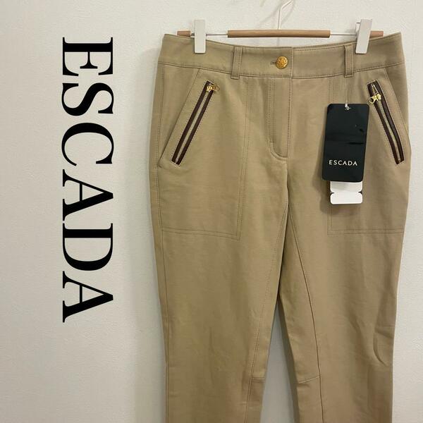 タグ付　ESCADA 　エスカーダ　カシミヤ混　カジュアルパンツ　ベージュ