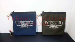 KONAMI beat mania music Player Pouch /ビートマニア　ミュージックプレイヤー　ポーチ　2種(ブルー＆グリーン)　非売品(not for sale)