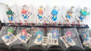 TOKIMEKI MEMORIAL FIGURE KEY RING /ときめき キーホルダー　SDタイプ　A＋B　全12種セット　KONAMI　非売品(not for sale)　新品・未使用