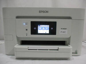 EPSON PX-M680F インクジェットプリンタ 総カウンター枚数：20982枚 印字/スキャン/FAX結果良好 インク残量有(BK残量無) 管理番号P-287