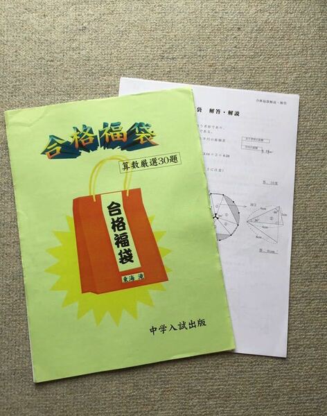 おまけ付き☆合格福袋☆中学入試出版 算数厳選30題 東海中 滝中