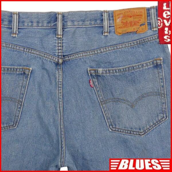 即決★メキシコ製 リーバイス 550★W38 ストレートジーンズ Levis メンズ ジップアップ デニム パンツ ジーパン ボトムス 鬼ヒゲ