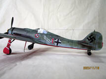 完成品　１／４８　フォッケウルフ　Fw１９０D－9　”　ＪＶ４４　ハインツ・ザクセンブルグ少尉　”_画像3