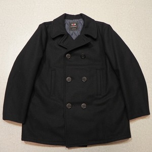 ★ 美品 希少 当時物！日本製 VAN JAC ヴァンヂャケット【ピーコート Pコート】濃紺 Lサイズ VAN JACKET INC. 古着 中古 ★h