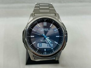 【稼働品】CASIO　wave ceptor カシオ 腕時計 ウェーブセプター 電波ソーラー WVA-M630 50m防水 メンズ シルバー